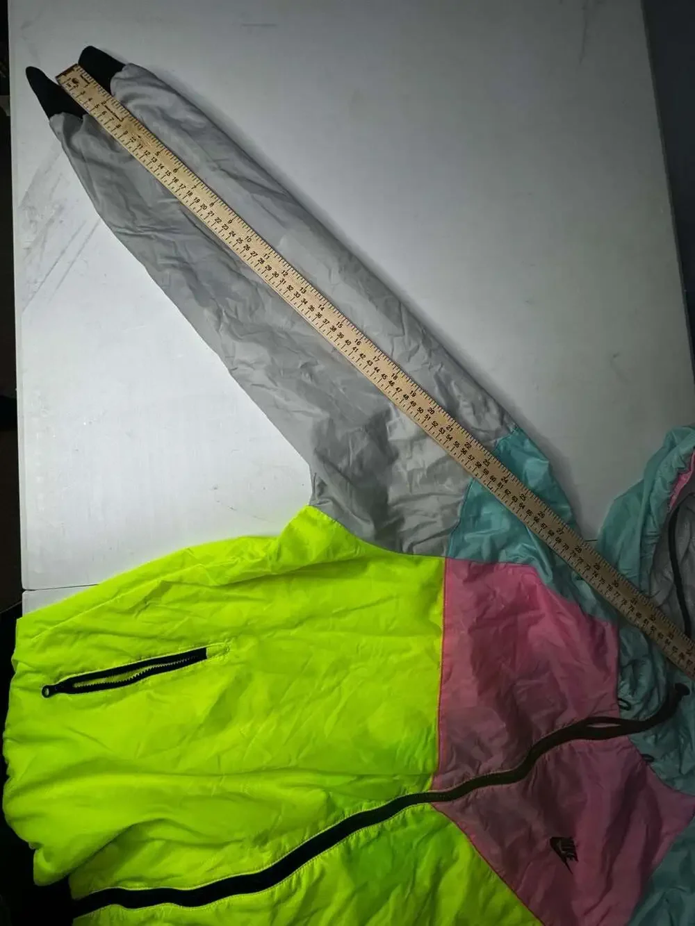 Nike Windrunner Jacket Size XL Pink Volt Light Aqua Colorblock